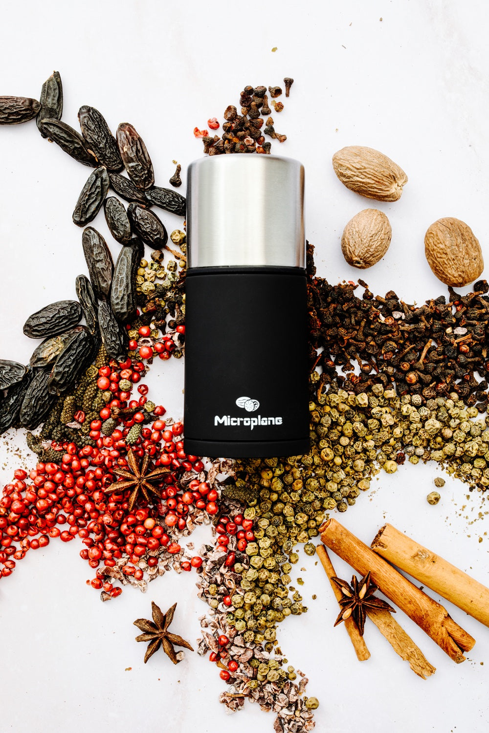 Microplane - Muskatmühle 2-in-1, Edelstahl