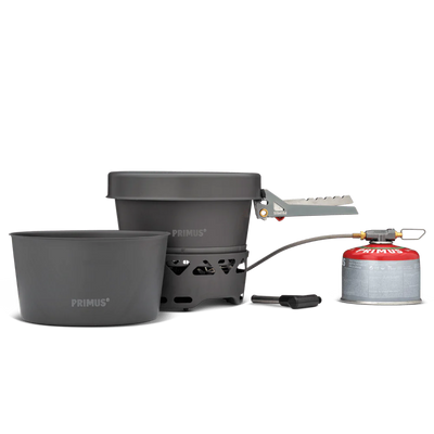 Primus PrimeTech Stove Set 2000 Watt, 2x 2.3L inkl. Pfanne