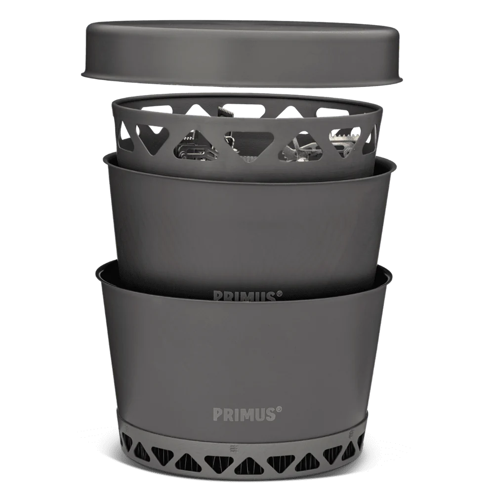 Primus PrimeTech Stove Set 2000 Watt, 2x 2.3L inkl. Pfanne