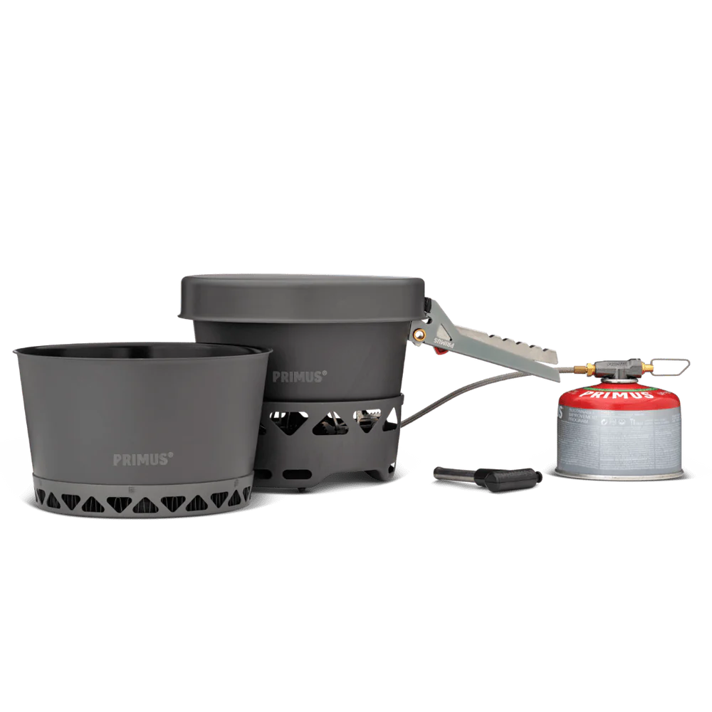 Primus PrimeTech Stove Set 2000 Watt, 2x 2.3L inkl. Pfanne