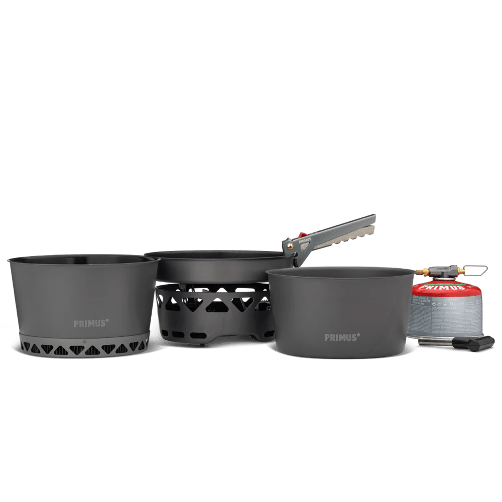 Primus PrimeTech Stove Set 2000 Watt, 2x 2.3L inkl. Pfanne