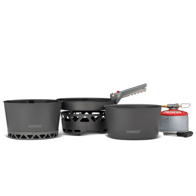 Primus PrimeTech Stove Set 2000 Watt, 2x 2.3L inkl. Pfanne