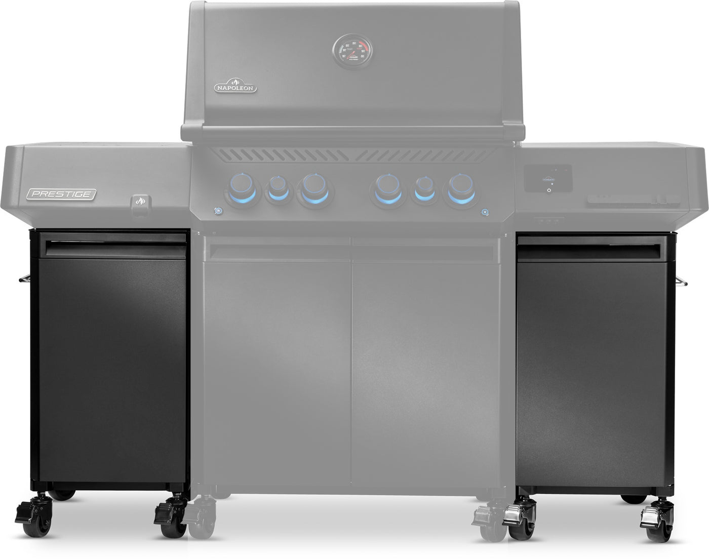 Napoleon Phantom Prestige Unterschrank-Set, mattschwarz – links & rechts