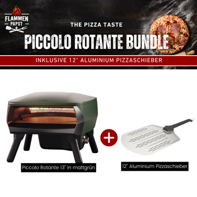 Witt ETNA Piccolo Rotante 13" Gas-Pizzaofen, Bundle