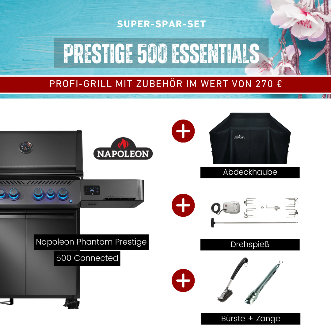 Prestige 500 Essentials - Napoleon Phantom Prestige 500 Connected mit gratis Zubehör