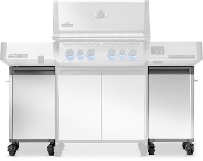 Napoleon Prestige Unterschrank-Set, Edelstahl, links und rechts