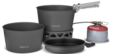 Primus PrimeTech Stove Set 2000 Watt, 2x 2.3L inkl. Pfanne