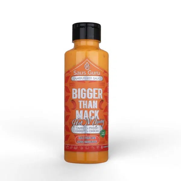 Saus.Guru Bigger Than Mack Hot'n Spicy - Hamburgersauce, 500ml Flasche