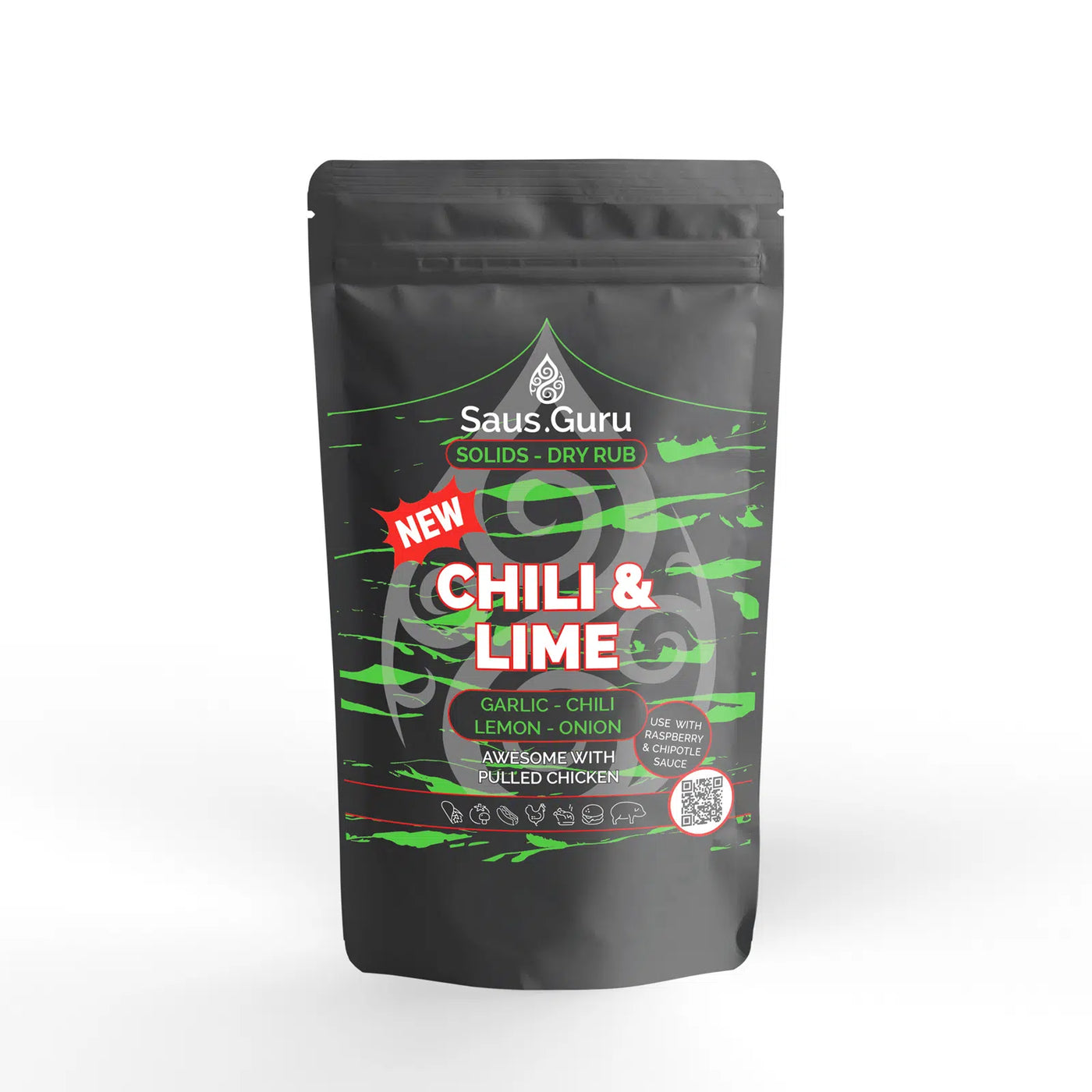 Saus.Guru Chili & Lime – Dry Rub - 210g