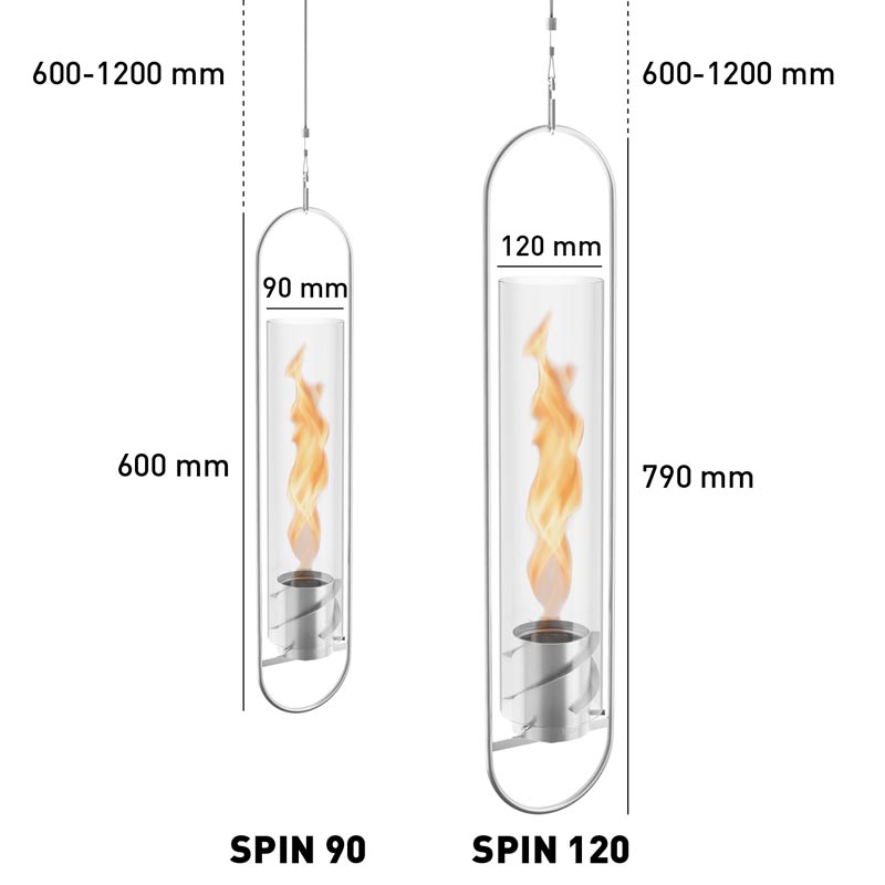 höfats SPIN 120 Hängesystem silber