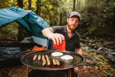 solo stove Bonfire Gusseisen-Plancha mit Aufsatz