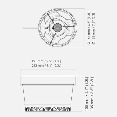 Primus PrimeTech Stove Set 2000 Watt, 2x 2.3L inkl. Pfanne