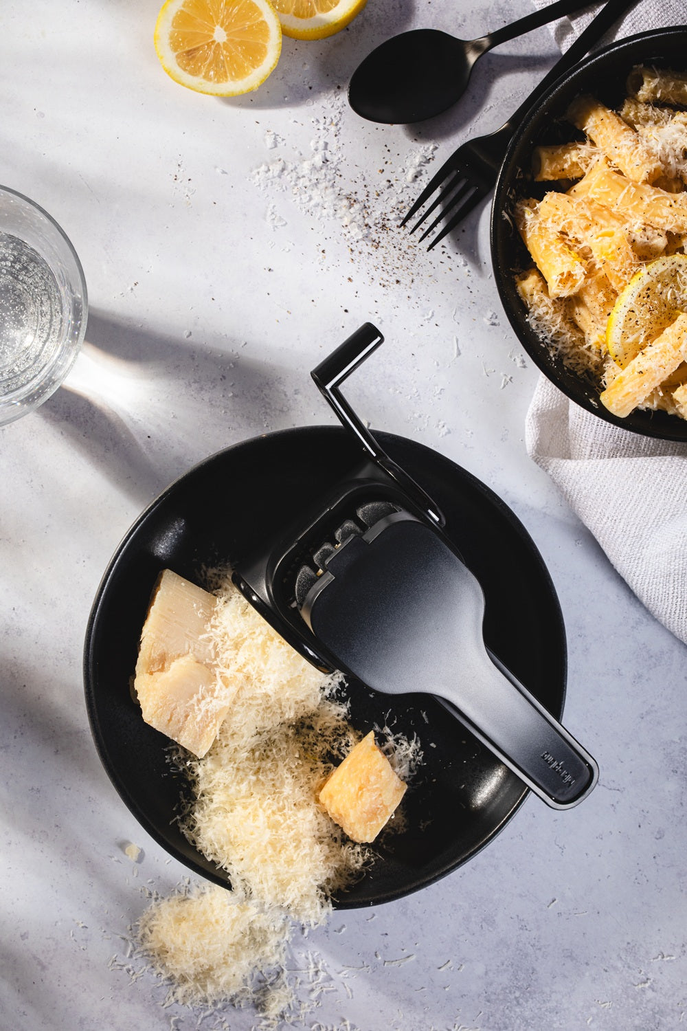 Microplane - rotierende Reibe, schwarz