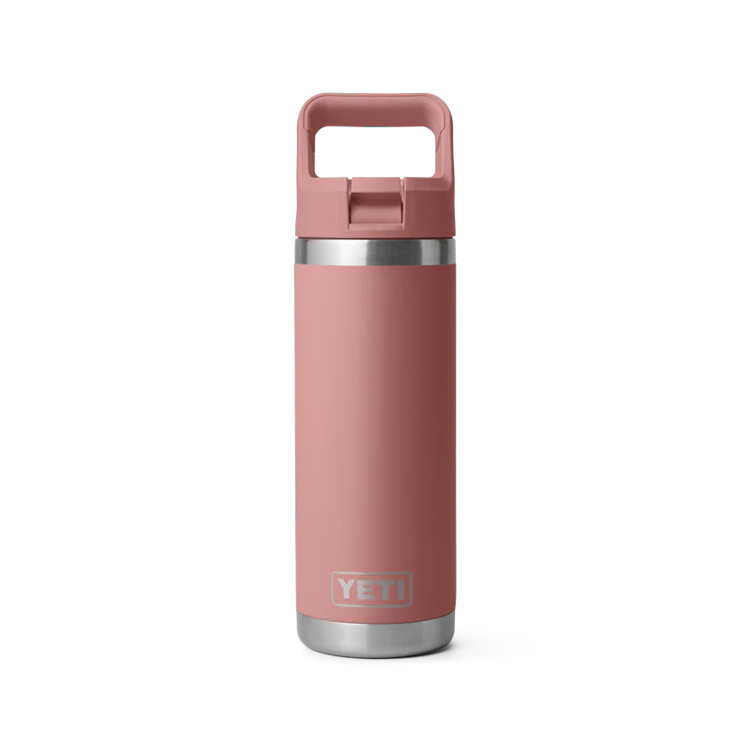 Yeti Rambler 18 Oz (532 ml) Flasche mit Trinkhalmdeckel