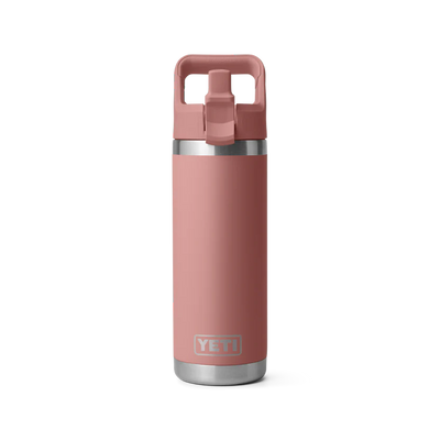 Yeti Rambler 18 Oz (532 ml) Flasche mit Trinkhalmdeckel