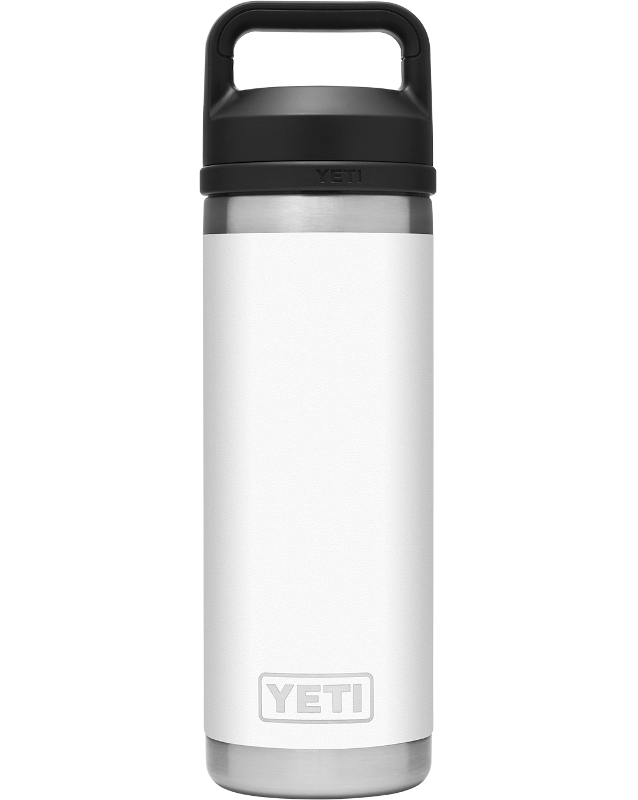 Yeti Rambler 18 Oz (532 ml) Flasche mit Chug Cap, weiß