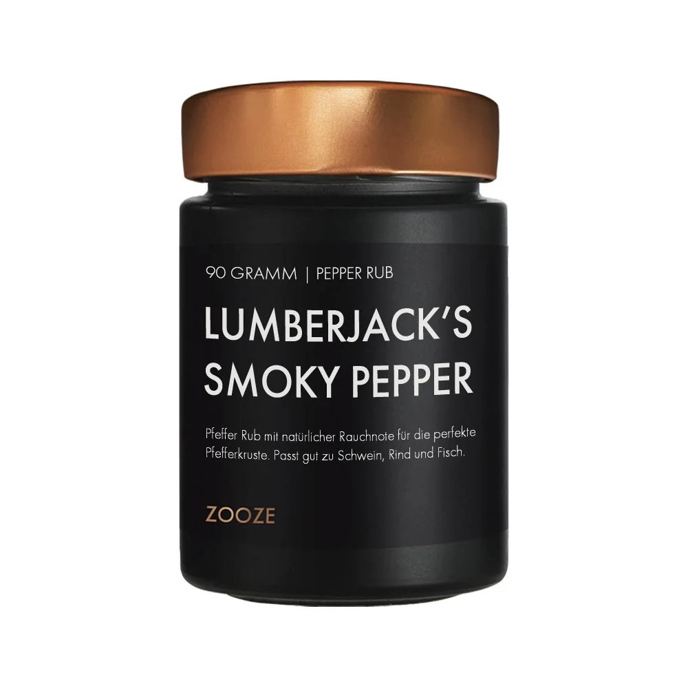 ZOOZE "Lumberjacks Smoky Pepper Rub" Gewürzmischung 90g