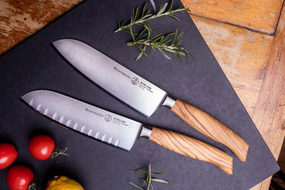 Messermeister Oliva Luxe Santoku Kullenschliff 16,5 cm
