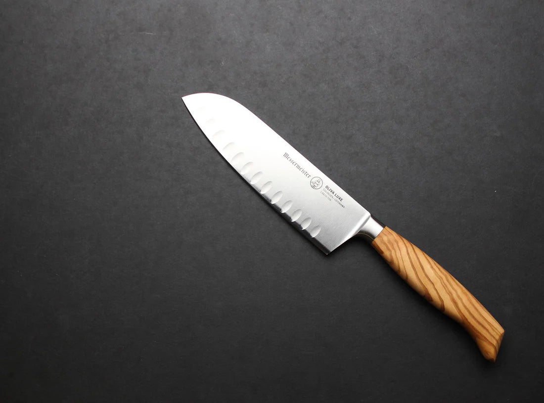Messermeister Oliva Luxe Santoku Kullenschliff 16,5 cm