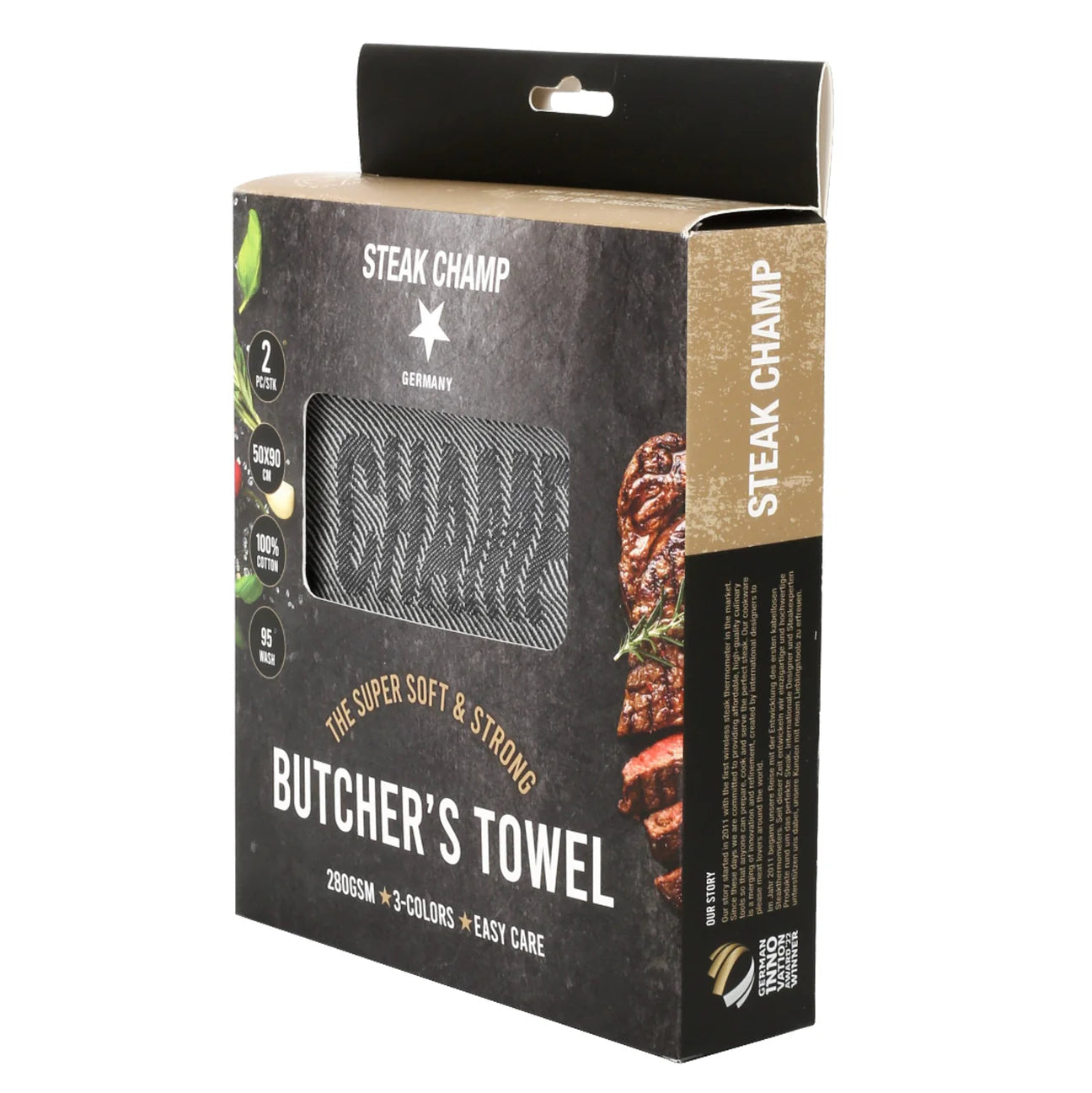 Steak Champ Butcher's Towel 2er Pack Geschirrtuch