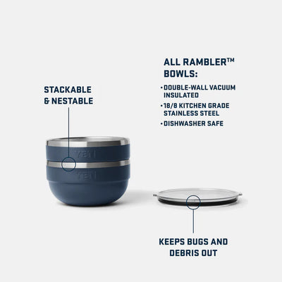 Yeti Rambler Isolierte Schüssel Navy