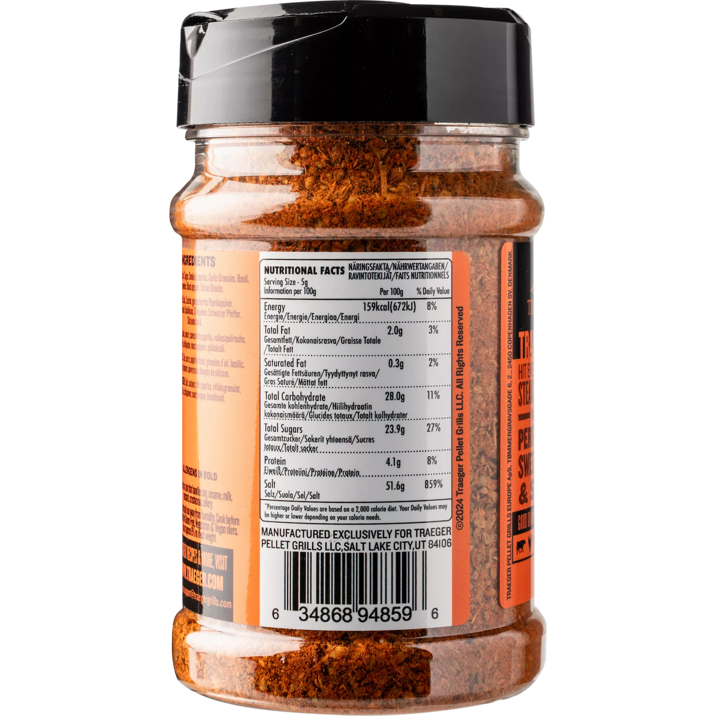 Traeger Traeger Rub, Garlic & Chili Pepper - 200 g