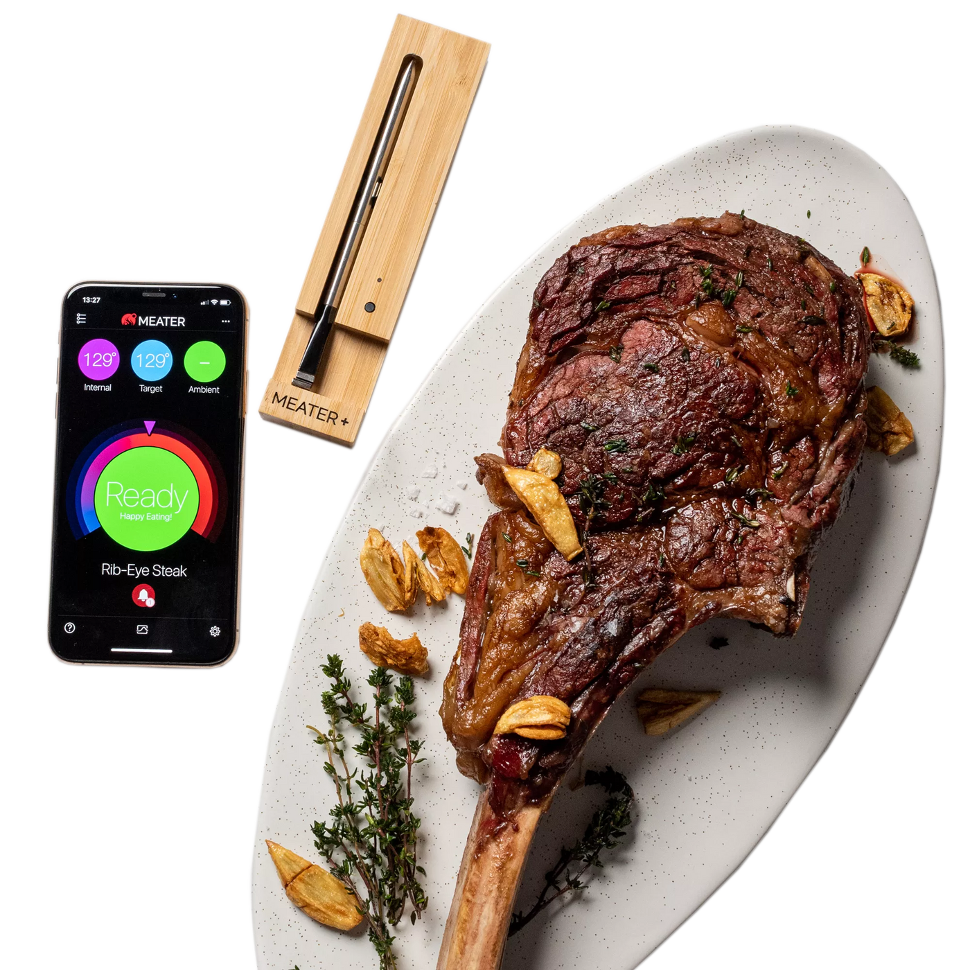 MEATER Plus Bluetooth Thermometer inkl. Bluetooth Repeater