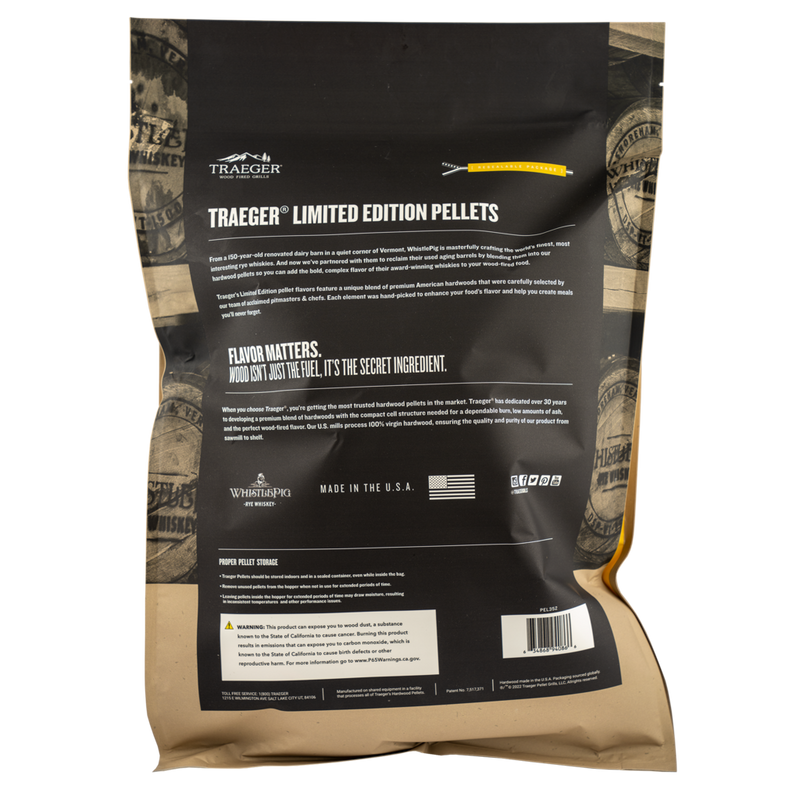 Traeger Whiskey Barrel BBQ Holzpellets 9 kg