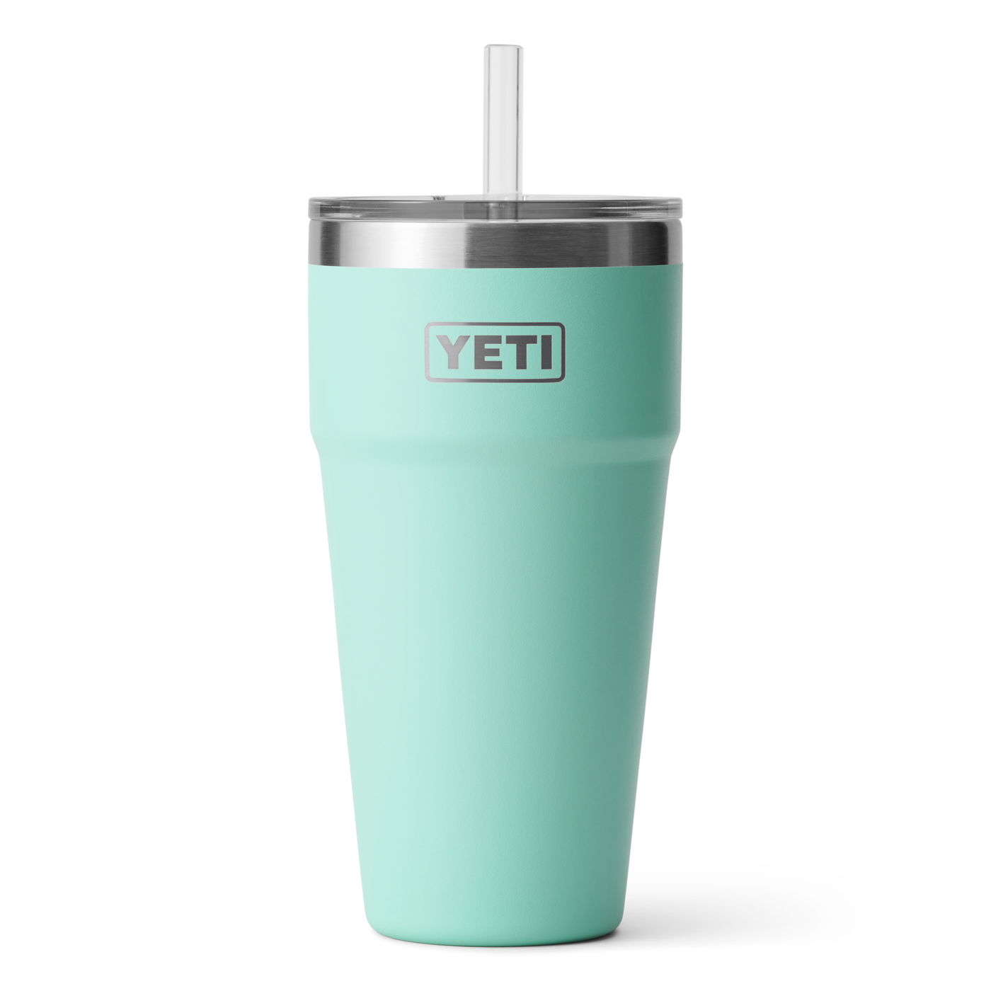 Yeti Rambler 26 Oz (769 ml) Becher mit Trinkhalmdeckel, seafoam