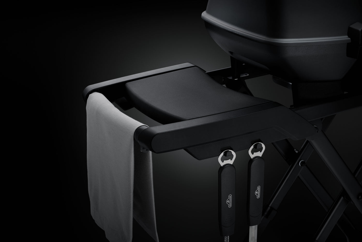 Pack & Travel Set M (mattschwarz) - Napoleon Phantom TRAVELQ PRO285X mit gratis Abdeckhaube