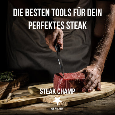Steak Champ 2er Set, Edelstahl Messer „Big Bull“