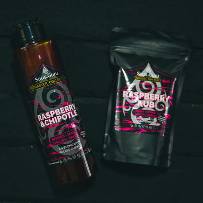 Saus.Guru Raspberry Chipotle BBQ Sauce - 500ml Flasche