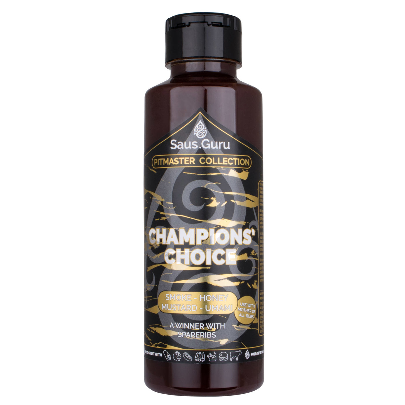 Saus.Guru Champions Choice BBQ Sauce - 500ml Flasche