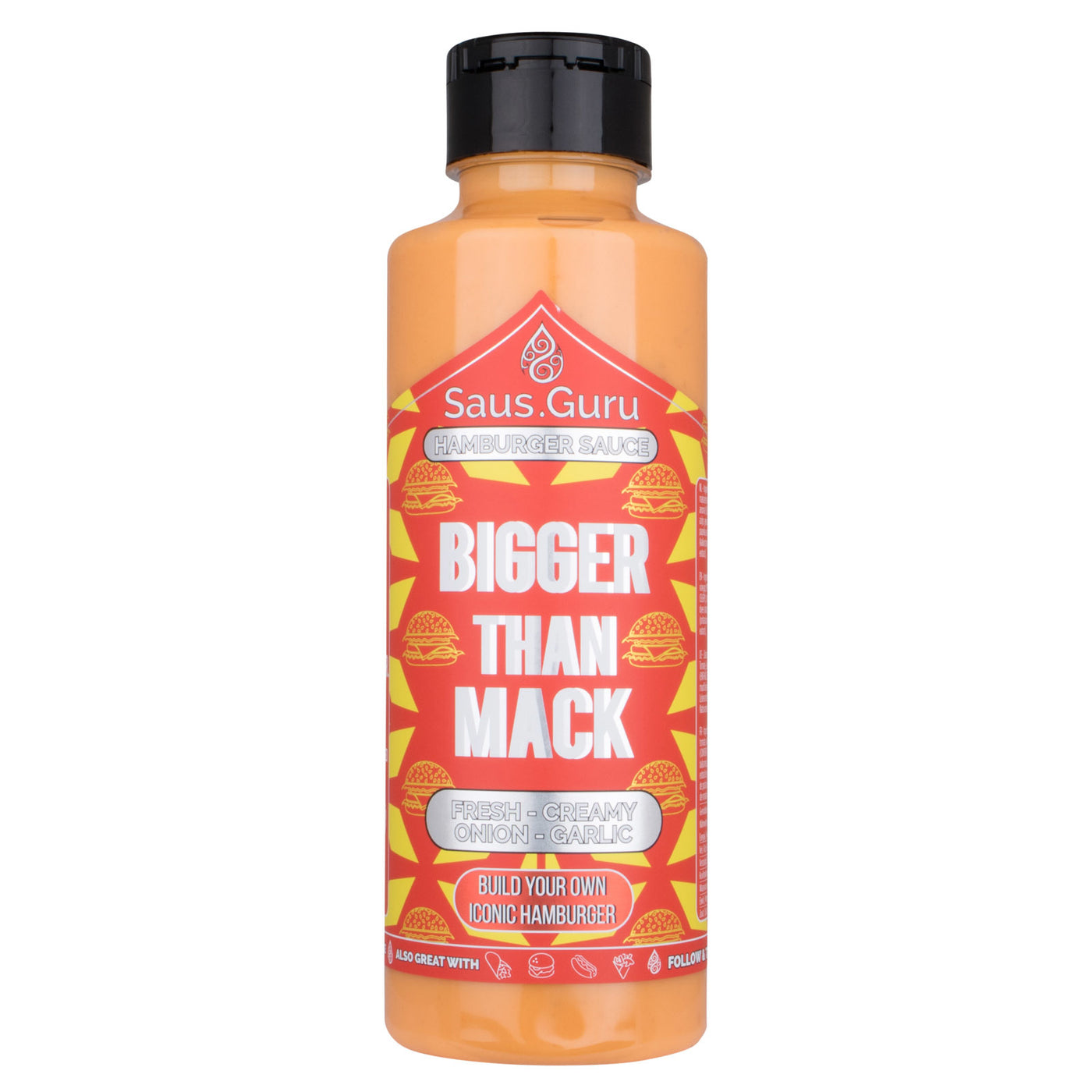 Saus.Guru Snack Sauce Bigger Than Mack - Hamburgersauce, 500ml Flasche