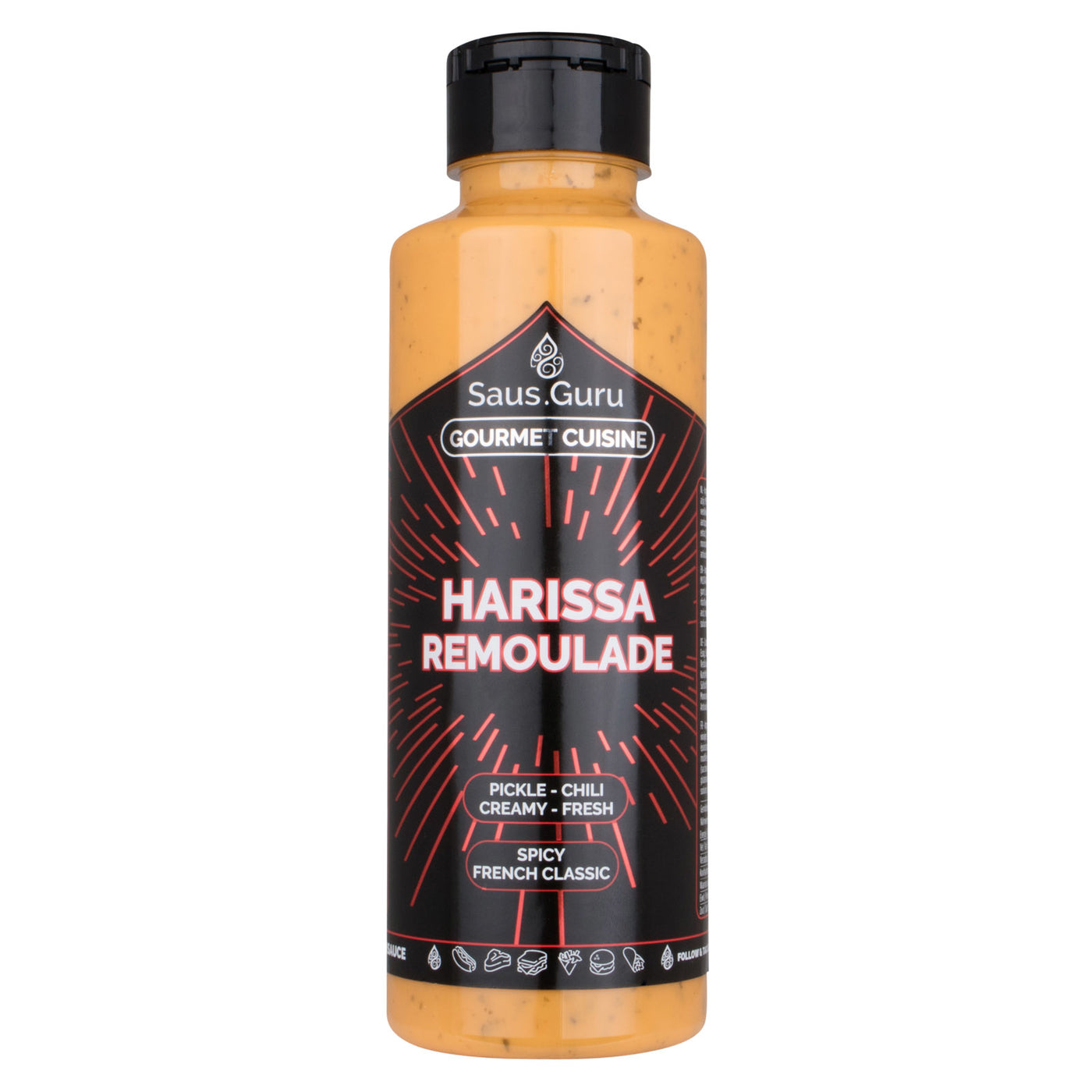 Saus.Guru Harissa Remoulade BBQ Sauce - 500ml Flasche